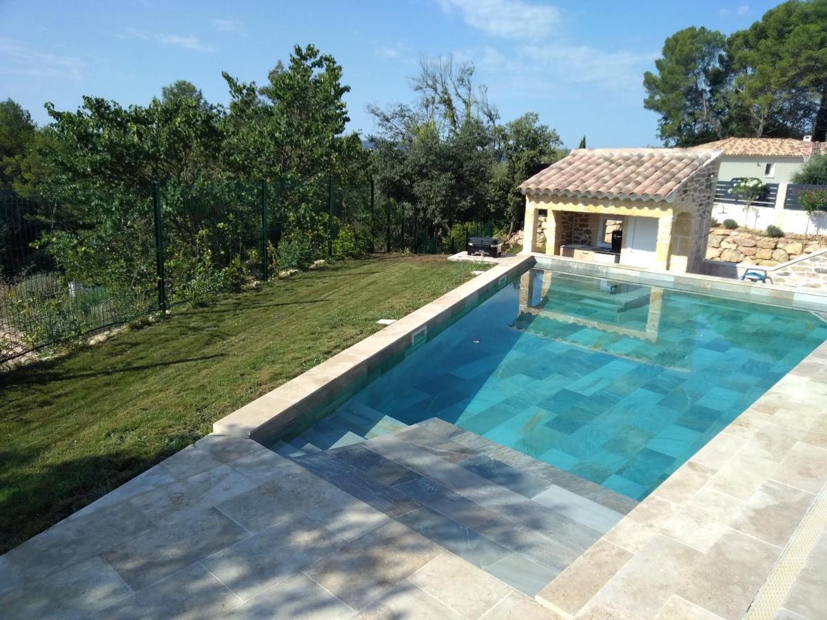 Studio Faillant Lorgues Spa Privatif Avec Superbe Piscine Exteriör bild