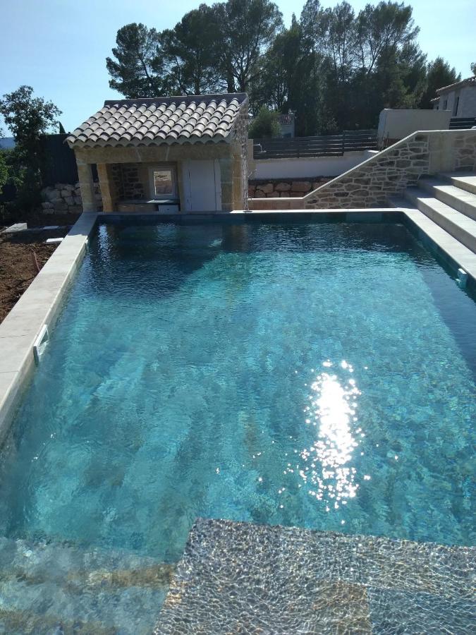 Studio Faillant Lorgues Spa Privatif Avec Superbe Piscine Exteriör bild